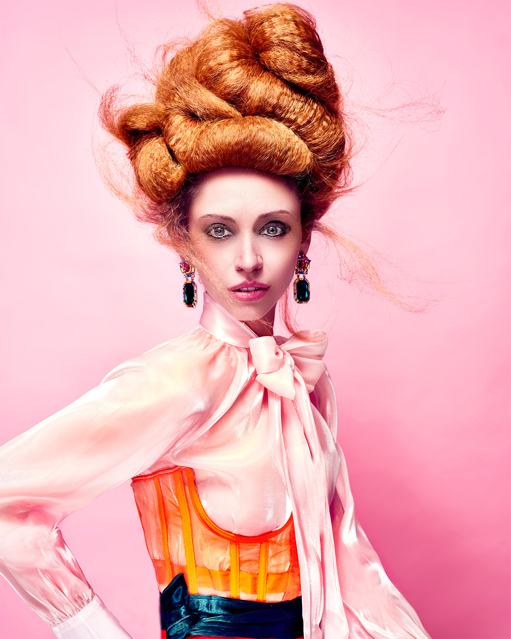 Copper Updo - Fergal Doyle - BHA North Eastern Hairdresser of the Year 2026 Finalist Collection
